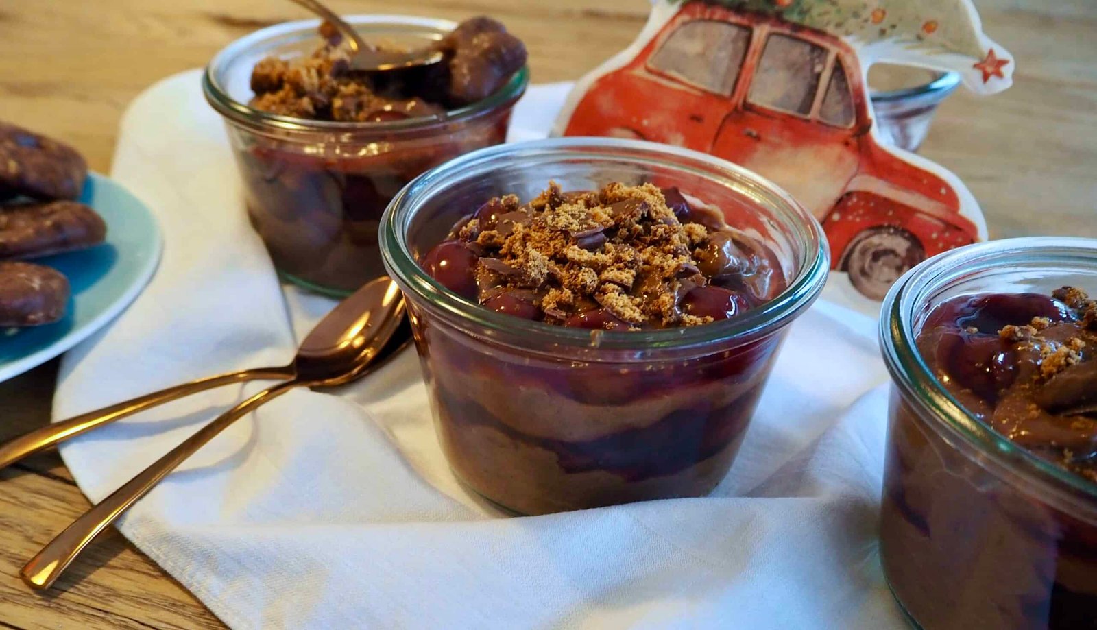 Dessert für Weihnachten: Lebkuchen-Kirschen-Creme - Torftrottel