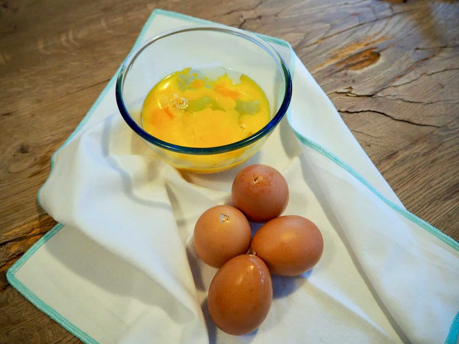 ausgeblasene Eier