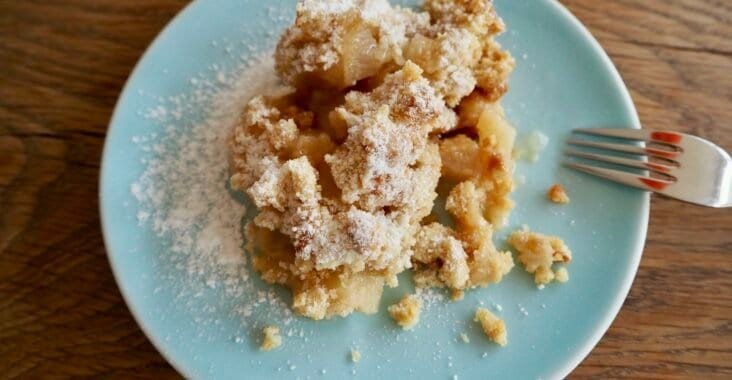 Birnen-Apfel-Crumble